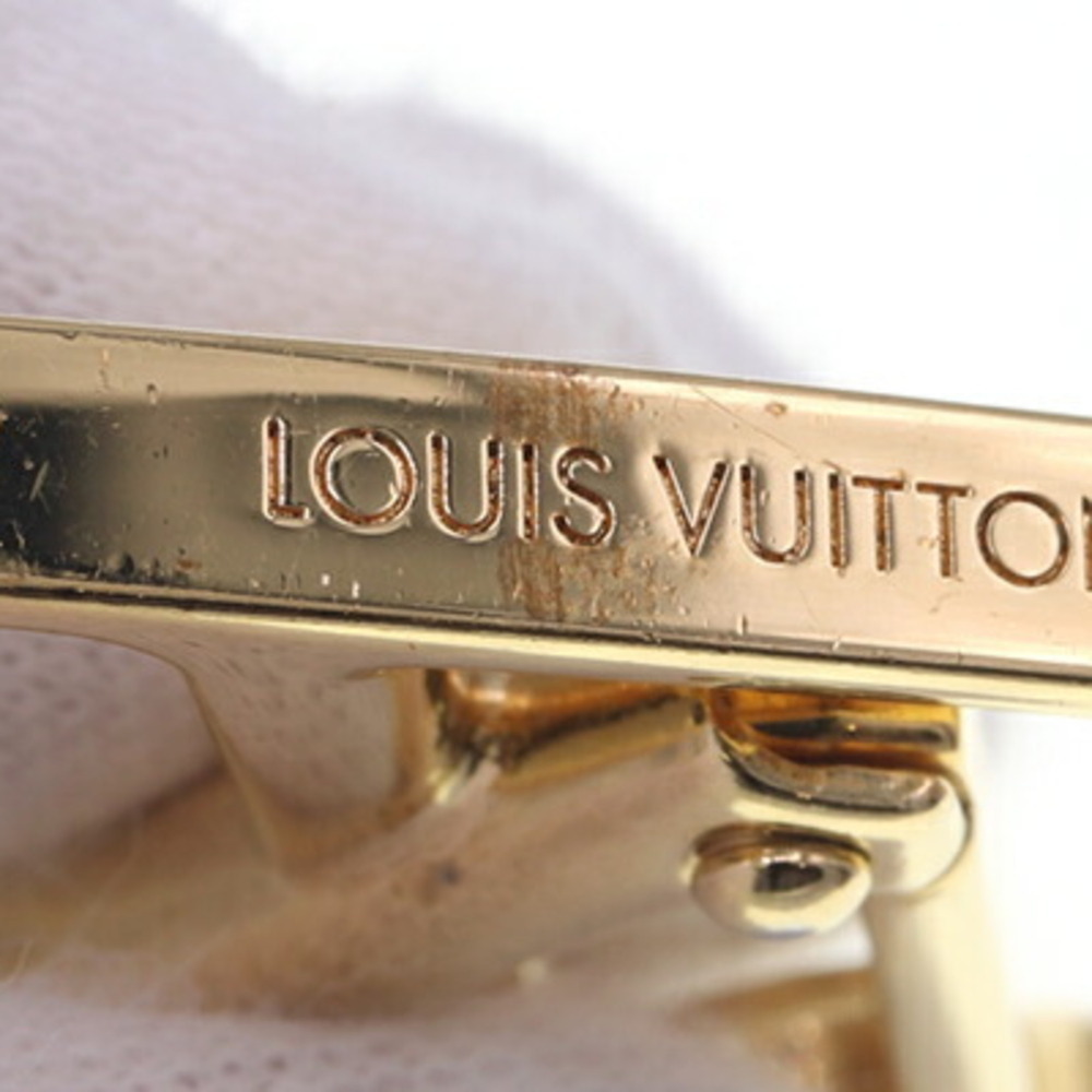 LOUIS VUITTON Gold Earrings - Picture 8 of 9